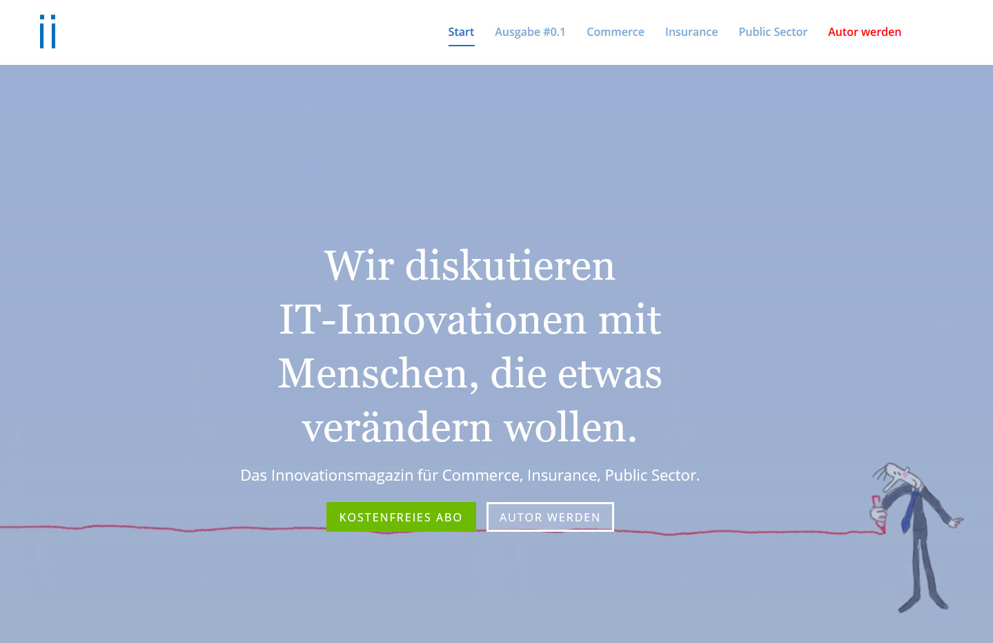 Die Website des ii Magazins ist online.